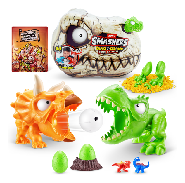 Smashers Dino Island Mini T-Rex Battle S1 Assorted - Image