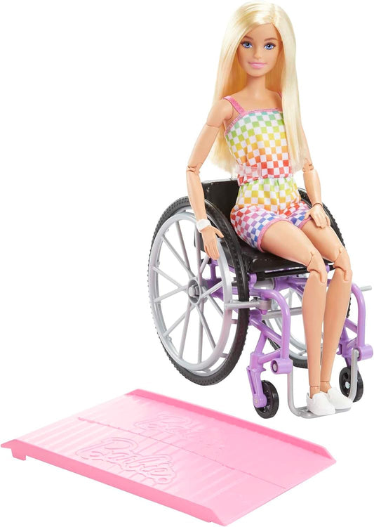 Barbie Fashionista Blonde Doll (With Wheelchair & Ramp)