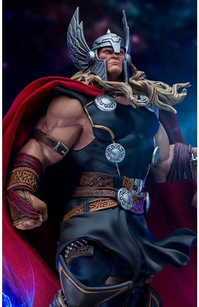 Iron Studios Thor Unleashed Deluxe Marvel Comics Art Scale 1/10 Statue