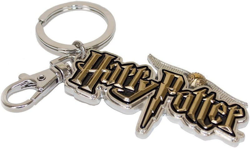 Harry Potter Logo Colour Pewter Keyring