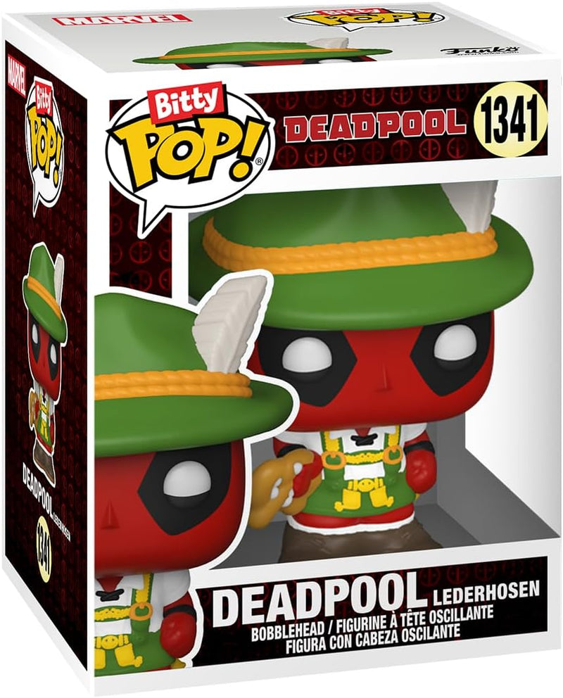 Deadpool (BBQ Master) Funko Bitty POP! Vinyl Figure 4 Pack, size reference
