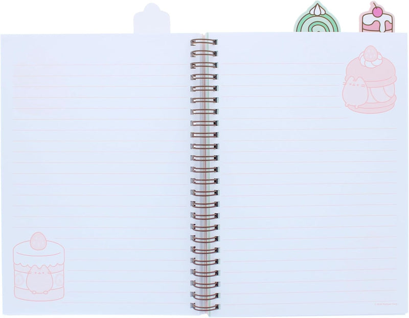 Pusheen A5 Project Notebook close up detail