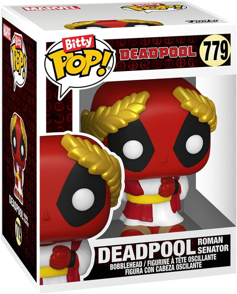 Deadpool Funko Bitty Pop! Vinyl Figure Dinopool 4-Pack, rear view