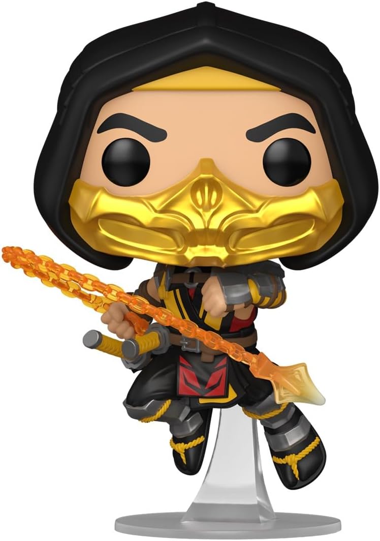 Funko POP! Games: MK11 Fatality - Scorpion, side angle