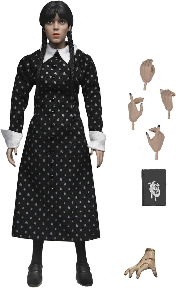 Wednesday (Classic Dress) 8" Clothed Action Figure (Addams Family Netflix)