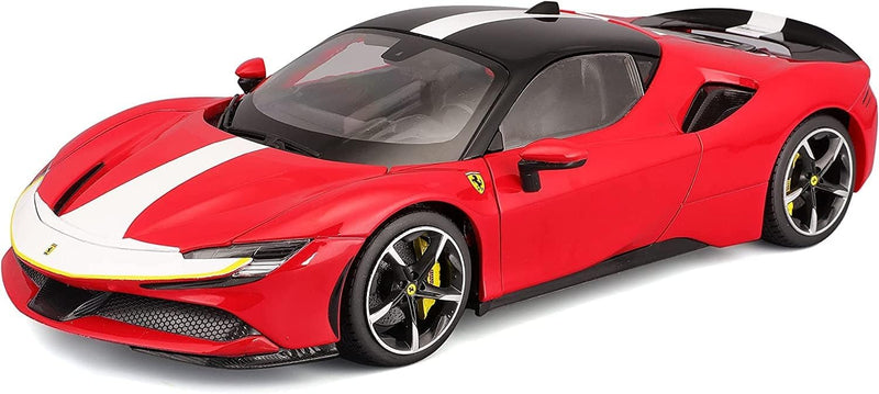 Bburago Ferrari Signature SF90 STRADALE Super Car, rear view