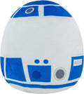 Squishmallows 10 Soft Plush Star Wars R2D2, close-up detail