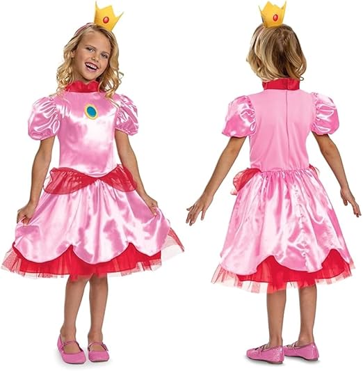 Disguise Princess Peach Fancy Dress Costume (3 4YR)
