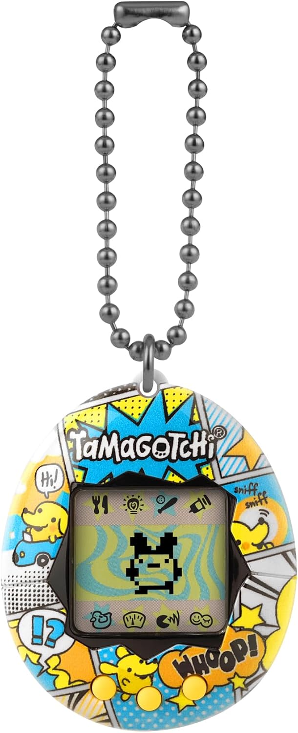Bandai Tamagotchi Original Pochitchi Comic Book Shell, close-up detail