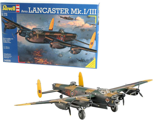 REVELL 04300 Avro Lancaster Mk.I/III 1:72 Scale Model Plane