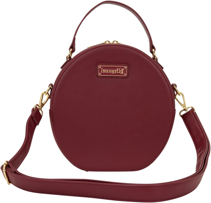 Loungefly - The Laura Red Crossbody Pin Trader Bag side angle
