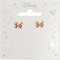 Disney Minnie Mouse Red Polka Dot Bow Earrings - Image 3