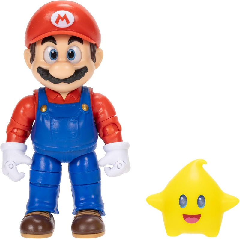 The Super Mario Galaxy Movie 5" Mario with Luma Star Action Figure