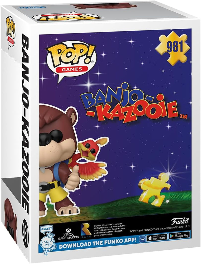 Funko Pop! Games: BK - Banjo & Kazooie - Banjo Kazooie, side angle
