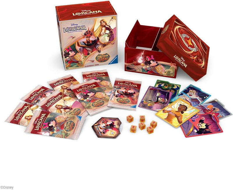 Disney Lorcana Trading Card Game - Reign of Jafar Illumineer's Trove Set - Set 8, alternate view