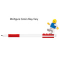 LEGO Red Gel Pens with Minifigure, rear view