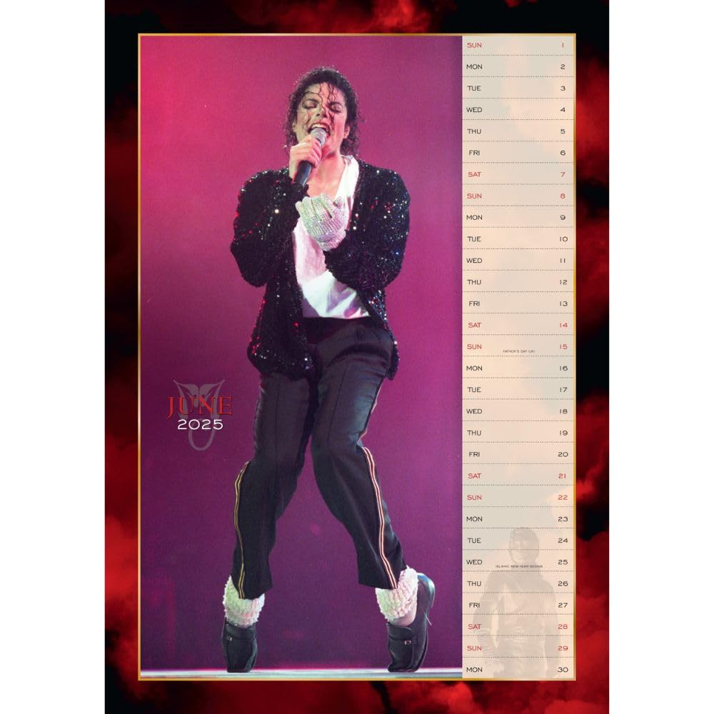 Michael Jackson A3 2025 Calendar