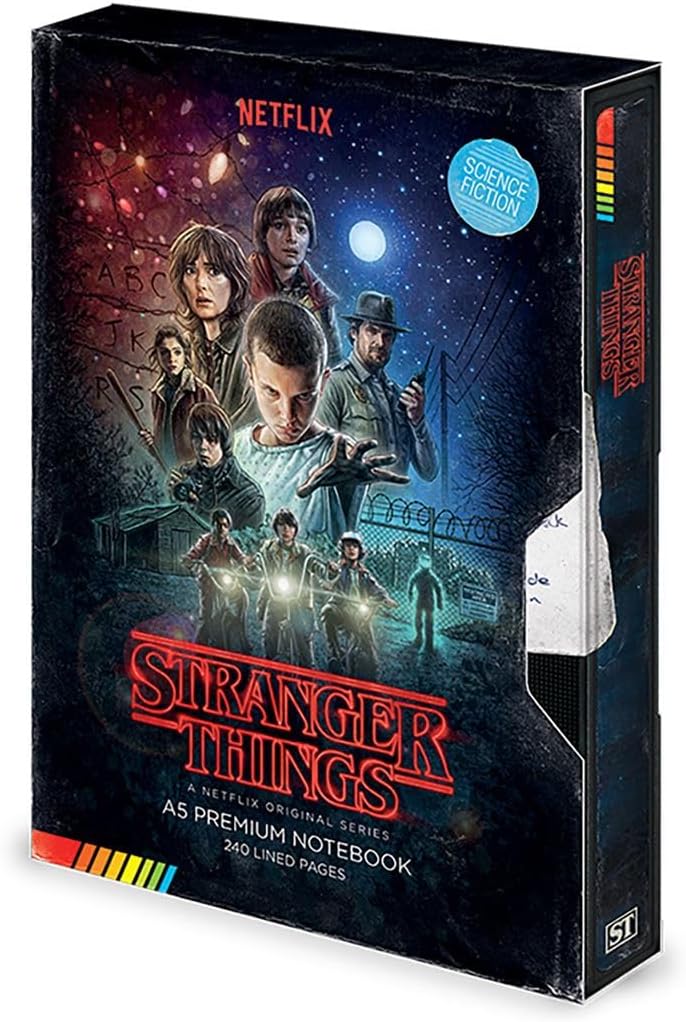 Stranger Things VHS Season One A5 Premium Notebook