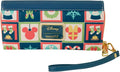 Loungefly - Disney Mickey & Minnie Holiday Flap Wallet side angle