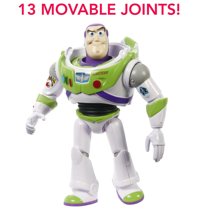 Disney Pixar Toy Story Buzz Lightyear Action Figure, in display