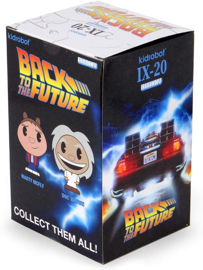 Back To The Future Marty 4" Stylized Figure With Keyring (Kidrobot Bhunny) Bttf (view 4)