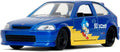Jada Colletibles Sonic 1997 Honda Civic Type-R Die-Cast 1:32