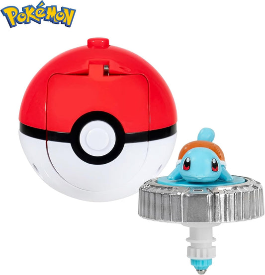Pokemon Battle Spinning Top and Poke Ball Launcher Squirtle, alternate view