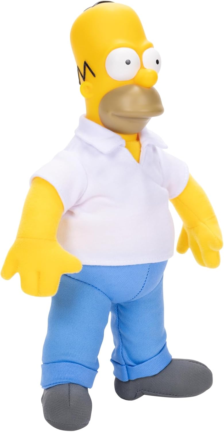 The Simpsons Homer Simpson 25cm Plush Figure, side angle