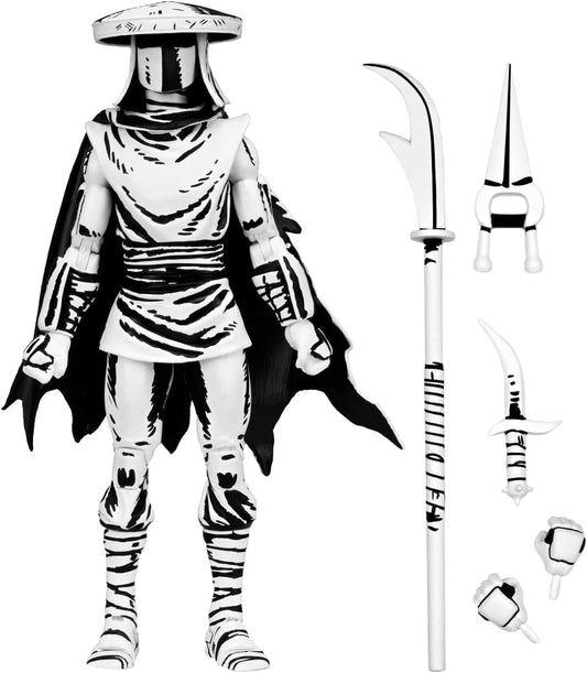 TMNT Comic Elite Foot Ninja Guard B/W (Mirage Comics) 7" Scale Action Figure Teenage Mutant Ninja Turtles