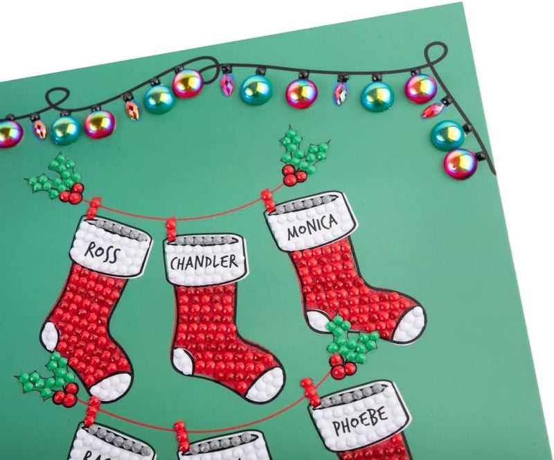 Holiday Cheer Crystal Art Card Kit 18x18cm alternate view 2