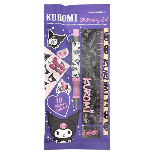 Kuromi 6pc Stationery Set