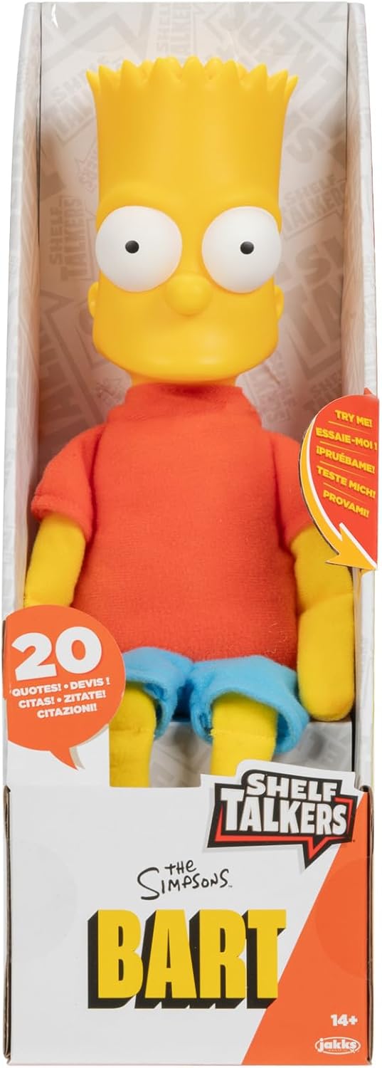 The Simpsons Shelf Talkers Bart Simpson Talking 12" Figure