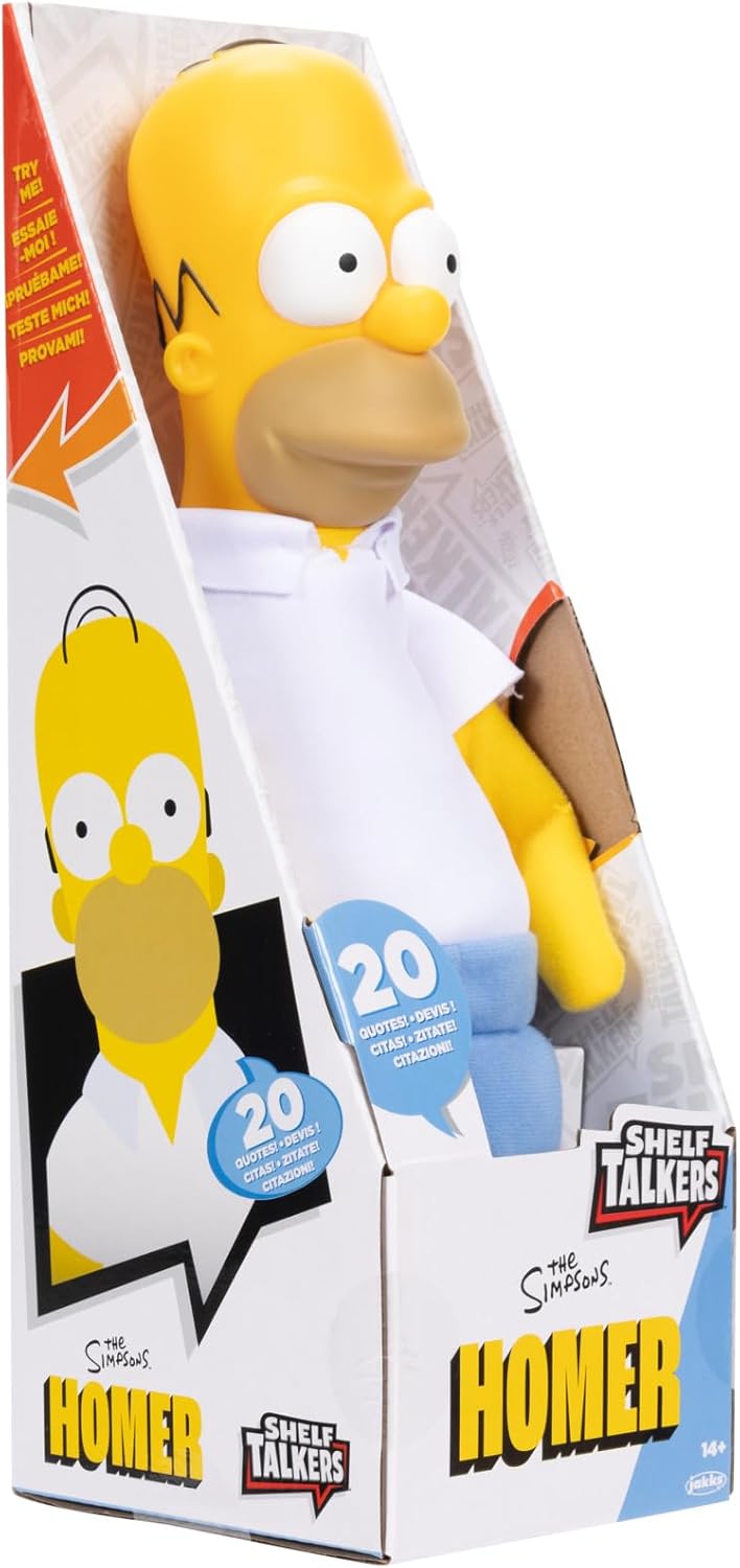 The Simpsons Shelf Talkers Homer Simpson Talking 12" Figure