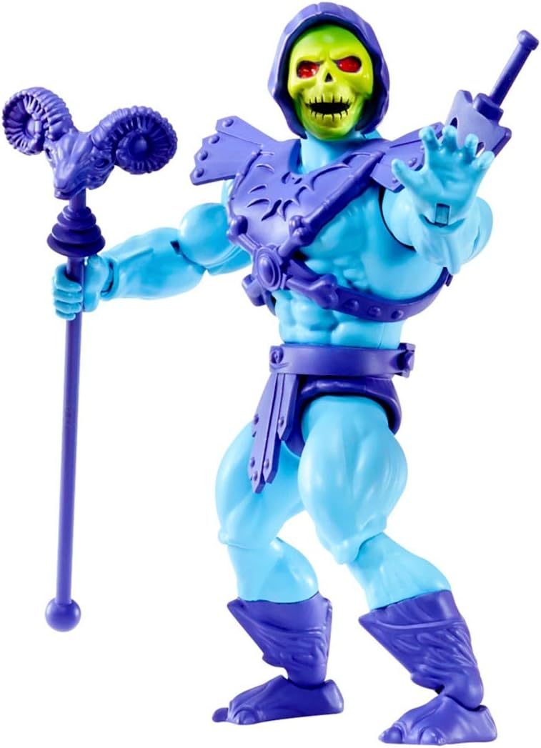 Masters of the Universe Origins Skeletor Action Figure, rear view