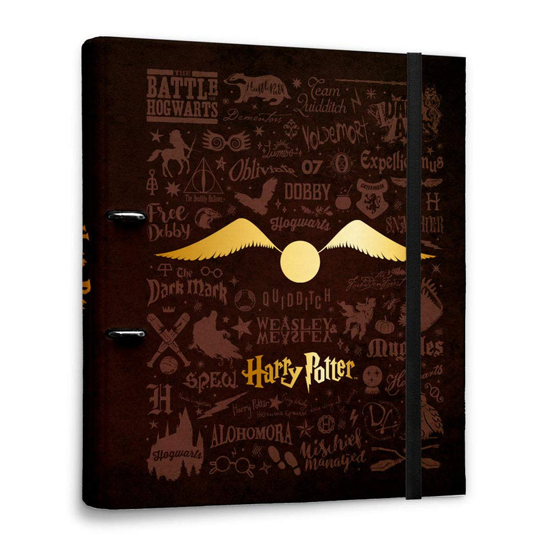 Premium 2 Ring Binder File Folder Harry Potter Glasses view 2