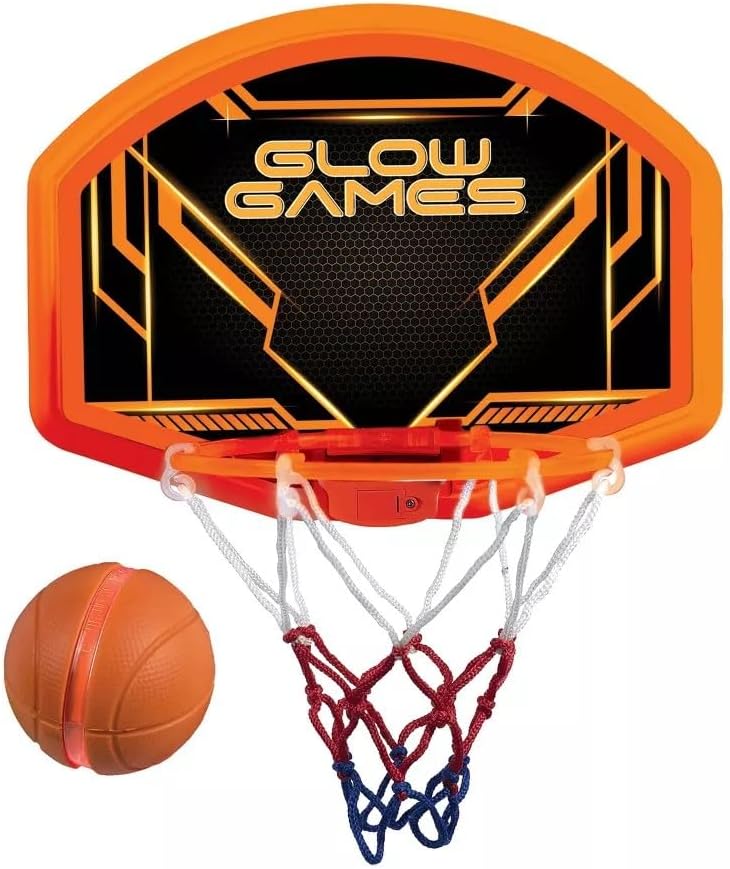 Glow Games Light-Up Basketball Hoop and Ball Set