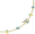 Disney Gold Stitch Pineapple & Flower Bracelet - Image 2