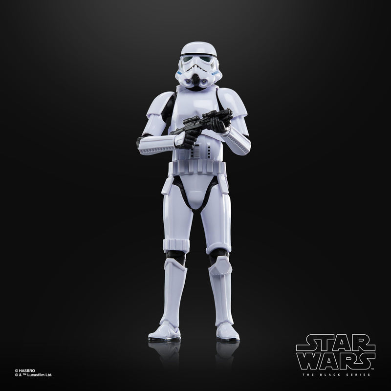 Star Wars Imperial Stormtrooper Black Series Action Figure, in display