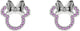 Disney Pink Stone Set Minnie Mouse Earrings