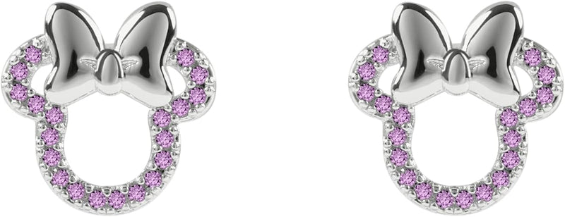 Disney Pink Stone Set Minnie Mouse Earrings