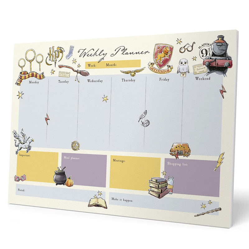 Harry Potter A3 Weekly Planner view 2