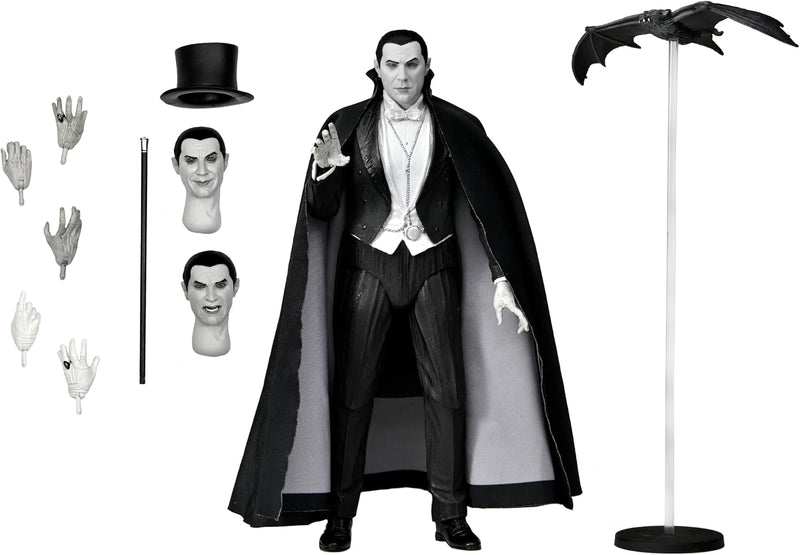 Dracula Universal Monsters (Carfax Abbey, Black & White) Ultimate 7" Scale Action Figure