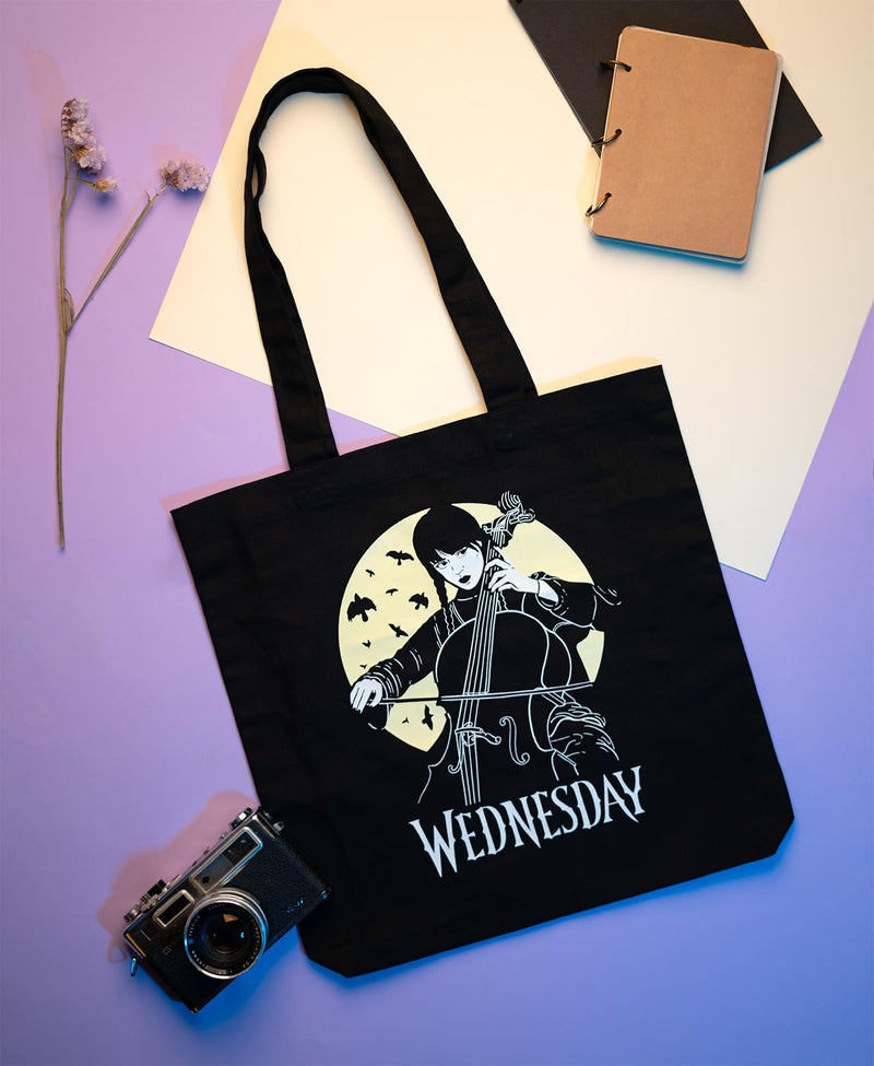 Wednesday Tote Bag design detail