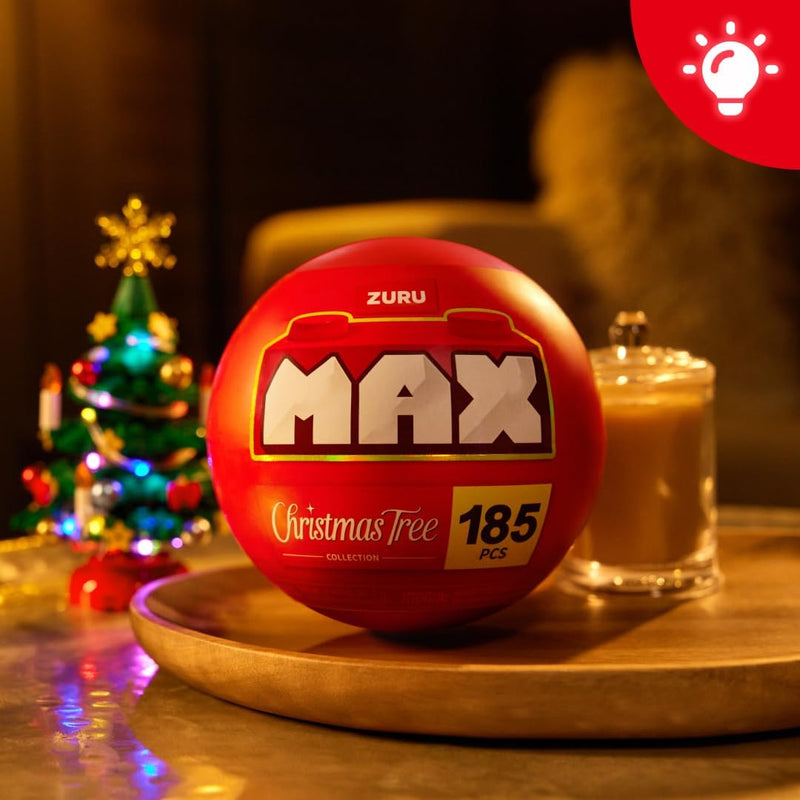 MAX Build More LED Christmas Tree Construction Mystery Capsule by ZURU (Styles Vary)