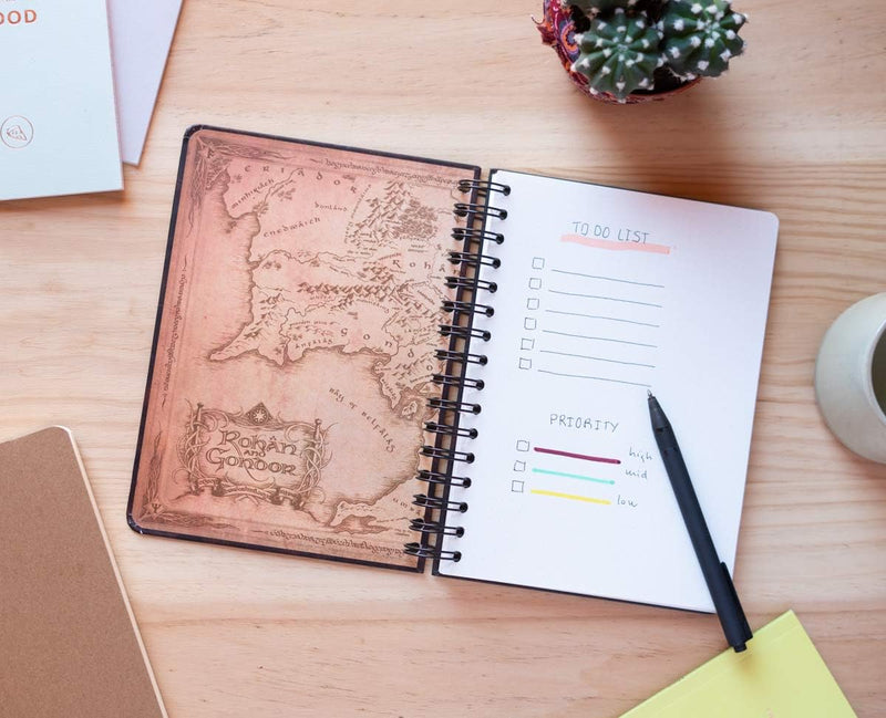 The Lord Of The Rings Hardcover A5 Notebook, packaging shot