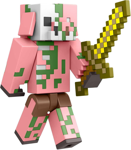 Zombified Piglin Minecraft Build-A-Portal Action Figure