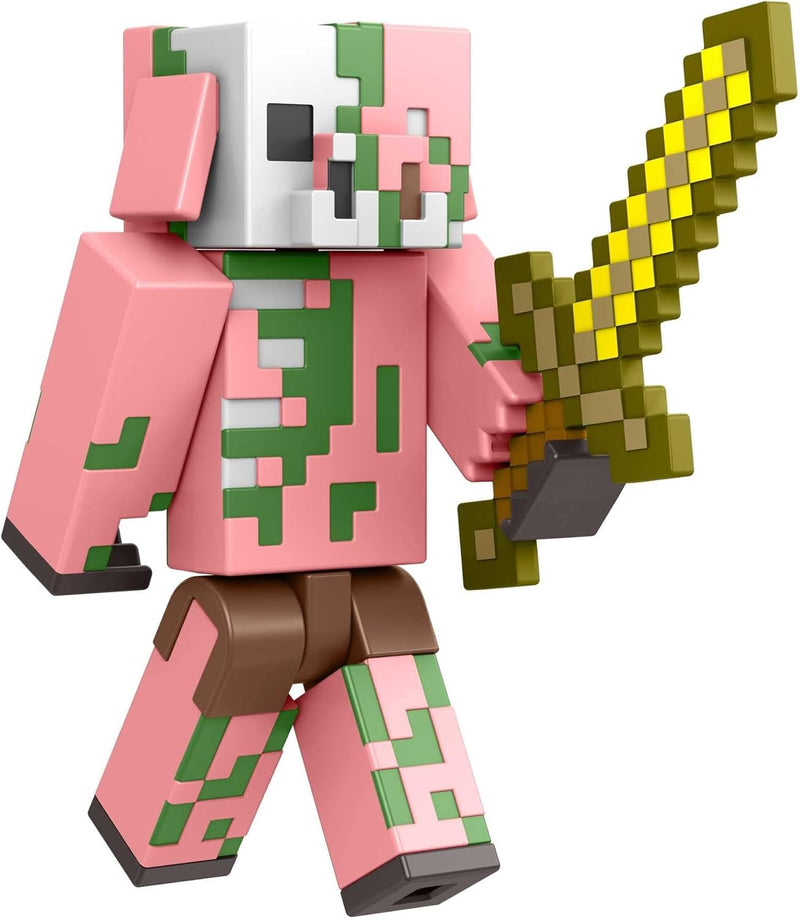 Zombified Piglin Minecraft Build-A-Portal Action Figure