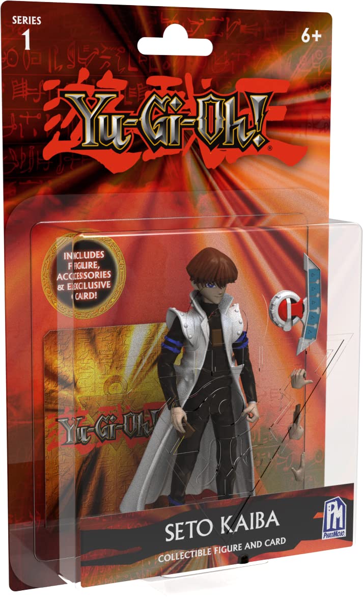 Yu-Gi-Oh! 5" Seto Kaiba Action Figure, rear view
