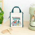 BT21 Lunch Bag with Foil Lining and Bottle Pocket side angle