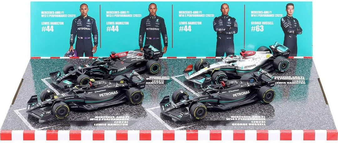 Formula 1 Mercedes-AMG F1 British GP Official Lewis Hamilton 4-Pack Set